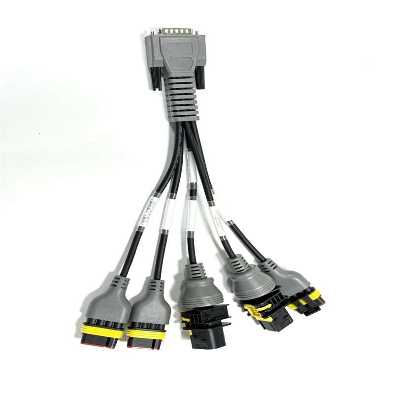 Custom HDB26 Male to 5 Way Urea Level Sensor Wiring Harness Custom HDB26 Male to 5 Way Urea Level Sensor Wiring Harness