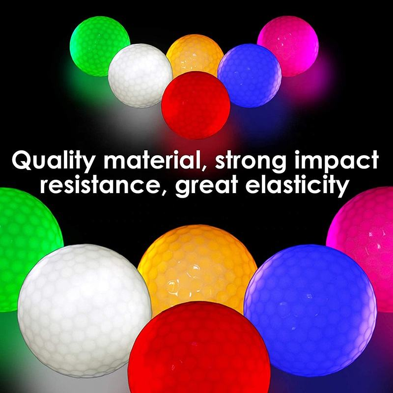 Wholesale GAOPIN GPLGB-31 Flashing Glowing LED Golf Balls Custom Logo Packaging Night Luminous 6 Colors Surlyn Rubber Material5 Wholesale GAOPIN GPLGB-31 Flashing Glowing LED Golf Balls Custom Logo Packaging Night Luminous 6 Colors Surlyn Rubber Material5