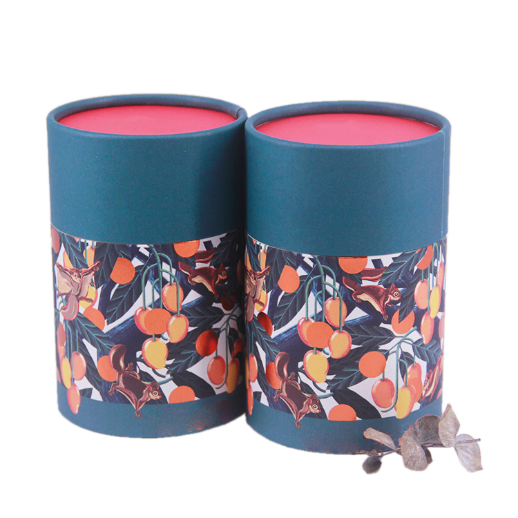 Round printed tea paper packaging Round printed tea paper packaging