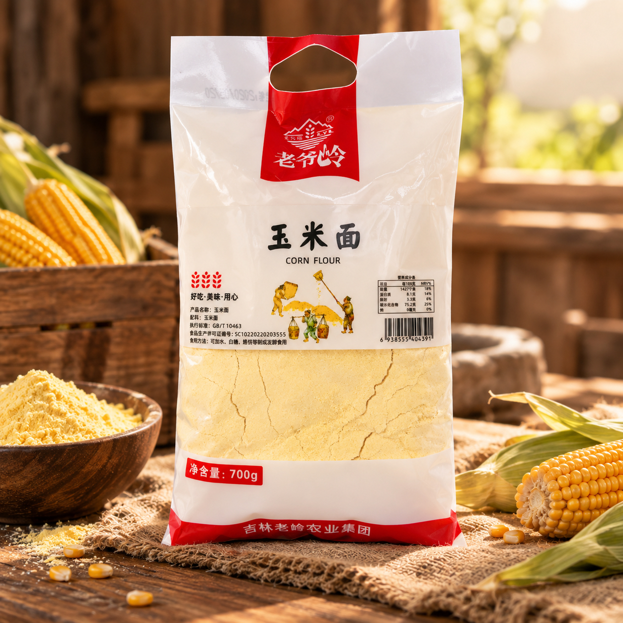 Cornmeal flour3 Cornmeal flour3