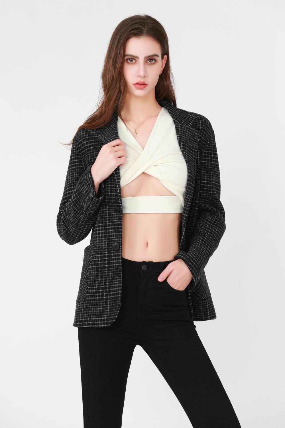 Wool Fabric Suit Coat Hyh0080 B