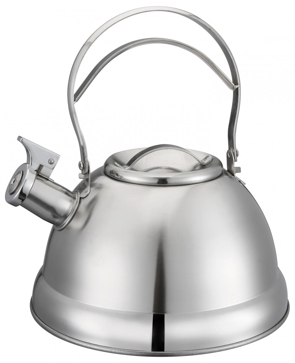 Chaleira de assobio de prata com alça oca Hollow Out Handle Silver Whistling Kettle