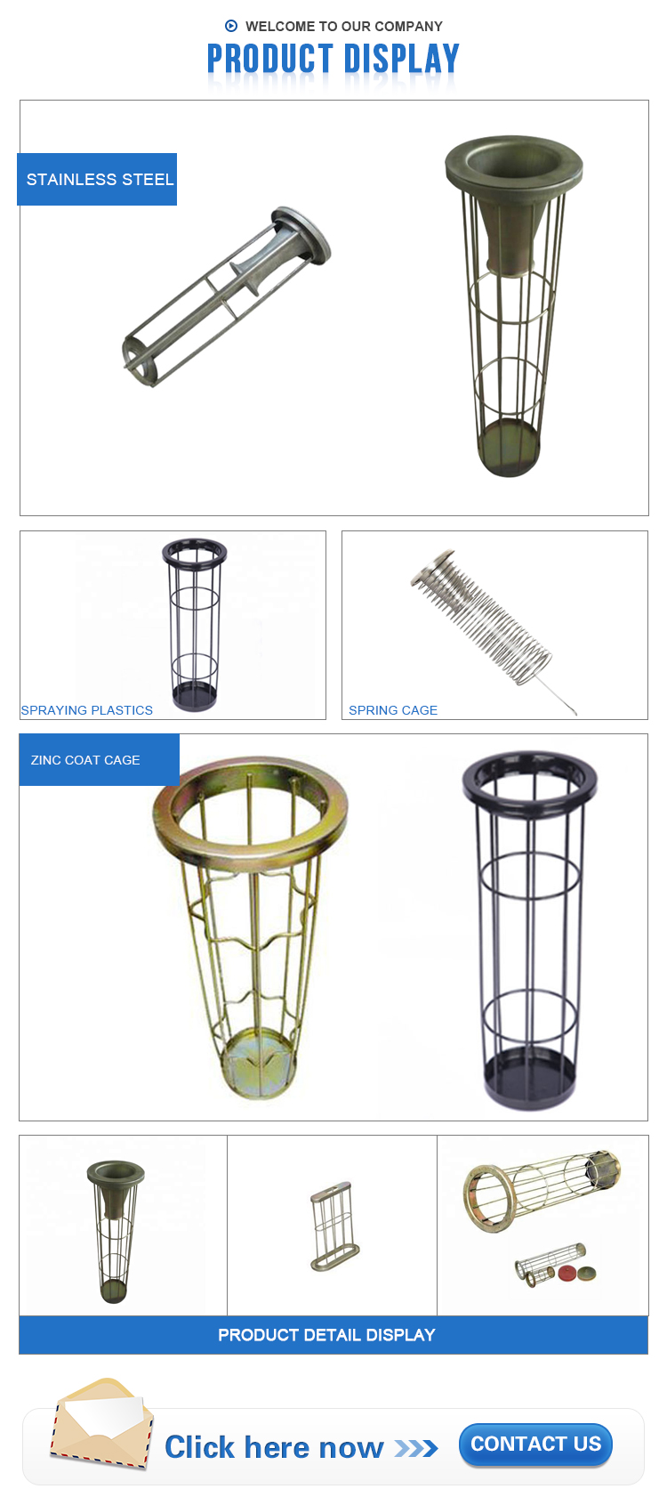 dust collector filter cage