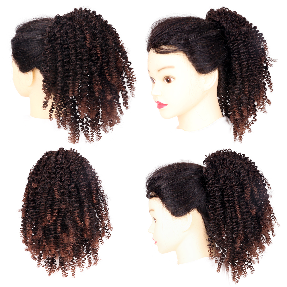 Drawstring Kinky Curly Ponytail 9 8