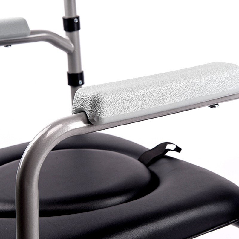 Designed for Have Difficulty in Moving Elder 350lbs Bearing Anti-slip Superior Quality Aluminium Alloy Simple Commode Chair5 Designed for Have Difficulty in Moving Elder 350lbs Bearing Anti-slip Superior Quality Aluminium Alloy Simple Commode Chair5