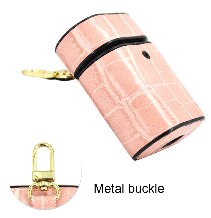 Funda de cuero de nuevas llegadas 2019 para Airpods 2019 New Arrivals Leather Case Cover for Airpods