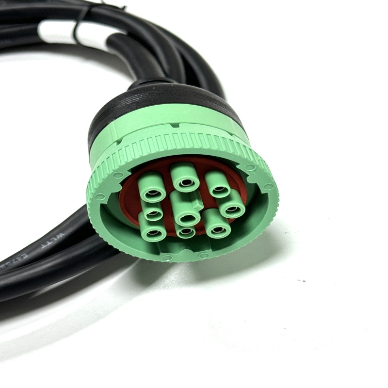 Custom MX3 12 Pin to Cummins 9 Pin Diagnostic Harness Custom MX3 12 Pin to Cummins 9 Pin Diagnostic Harness