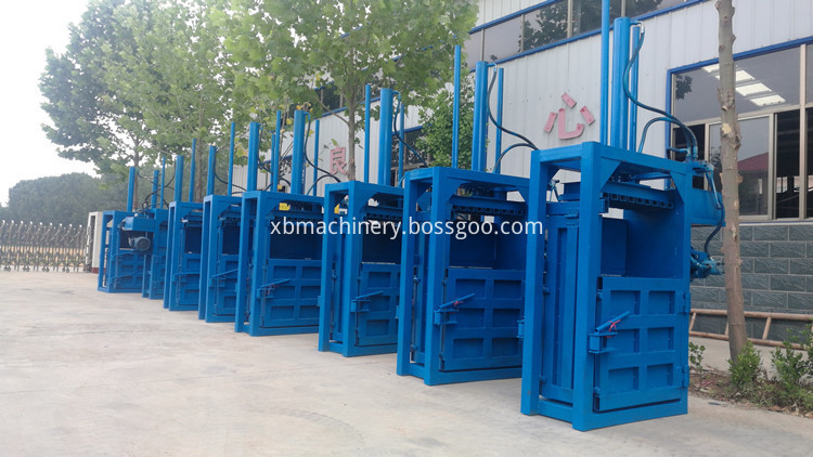 Waste paper baling machine