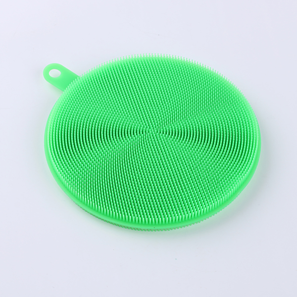 силиконовая щетка для мытья посуды silicone dishwashing brush