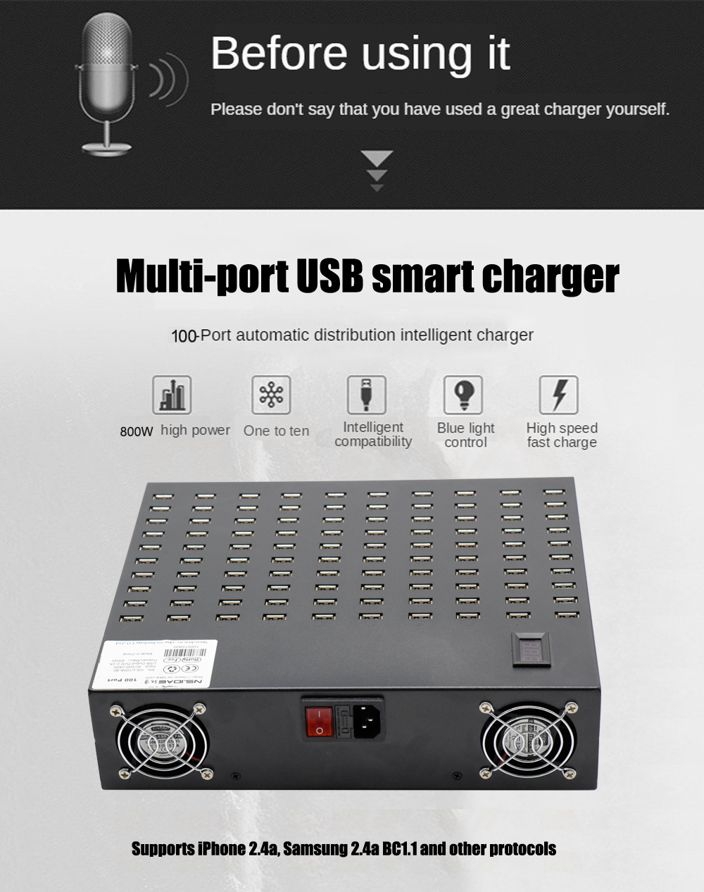 100 Port usb charger 100 Port usb charger