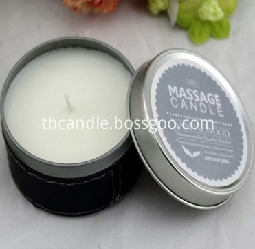 Aromatous soy wax candle--non toxic with cotton wick in tin