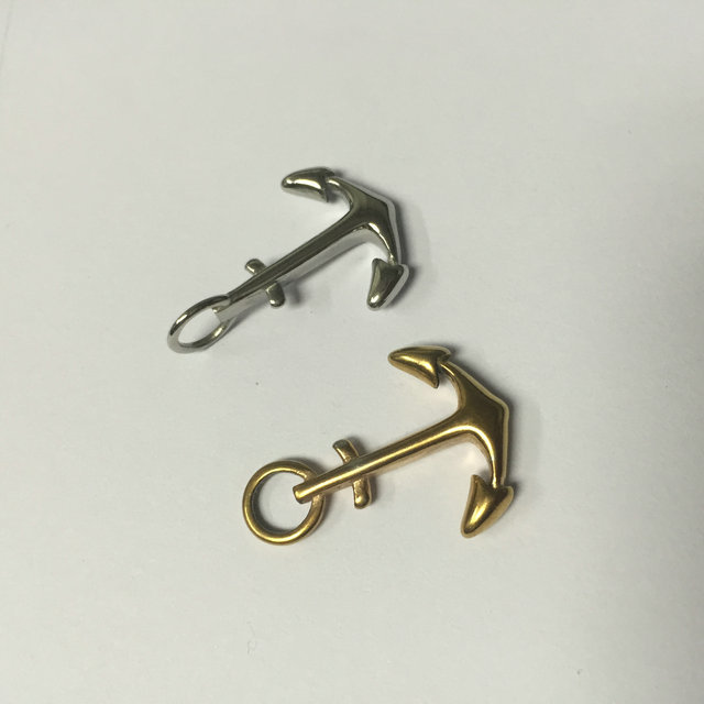 カスタムジュエリーステンレス鋼アンカーチャーム継手 Custom Jewelry Stainless Steel Anchor Charms Fittings