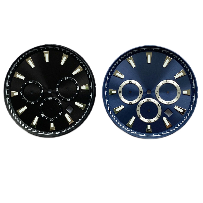 Man's watch dial for Chronograph movement Man's watch dial for Chronograph movement