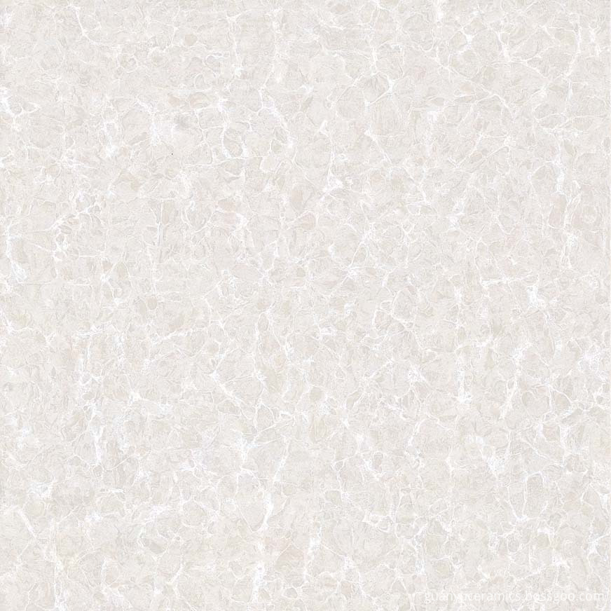 White Pilates Polished Porcelain Floor Tile