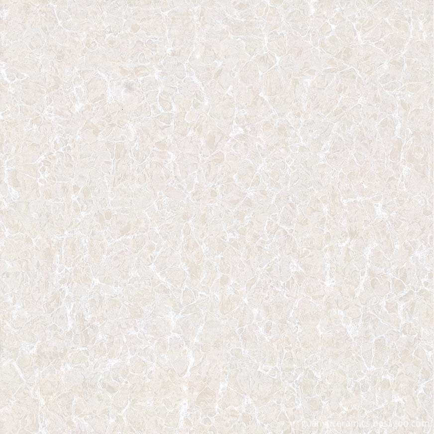 White Pilates Polished Porcelain Floor Tile