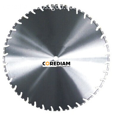 Laser welded wall saw blade 