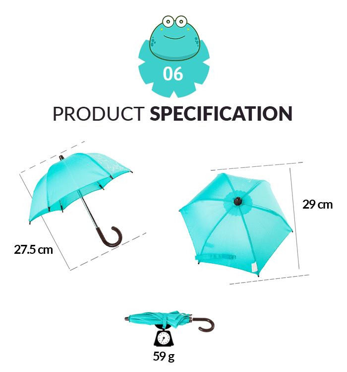 Parapluie d'affichage imprimé Cartoon Printed Display Umbrella