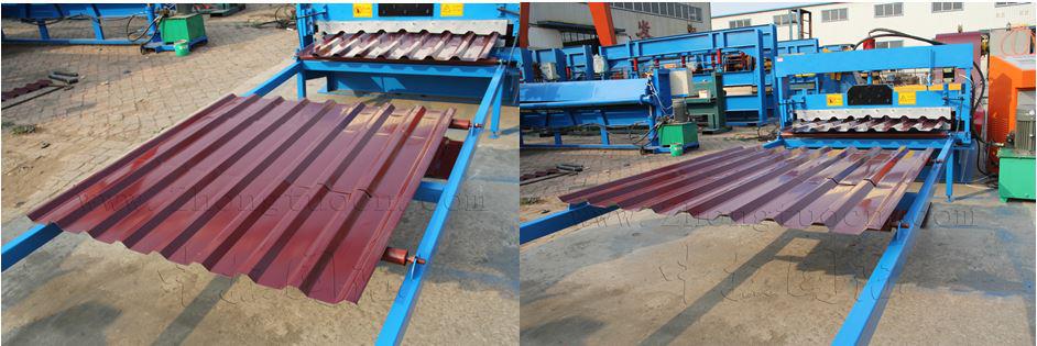 Double Layer for Glazed and Trapezoidal Roof Tile Machine Double Layer for Glazed and Trapezoidal Roof Tile Machine