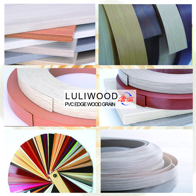 LULI의 골짜기에서 나무 조각 PVC 가장자리 WOOD GRAIN PVC EDGE FROM SALLY OF LULI