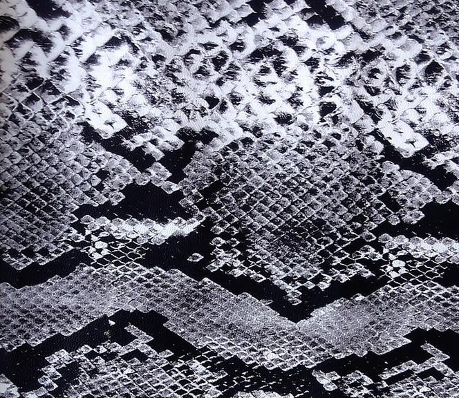 Verschiedenes bedrucktes Kleidungsstück Leder Different printed garment leather