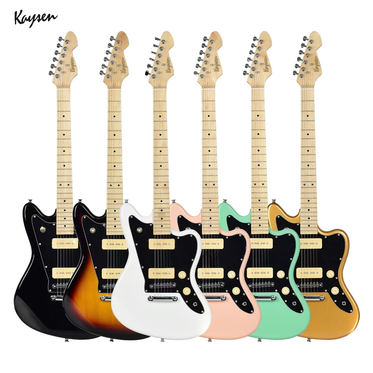Kaysen guitar jazzmaster EG13 electric guitar (6) Kaysen guitar jazzmaster EG13 electric guitar (6)