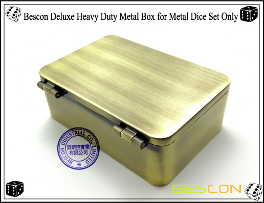 Bescon Deluxe Heavy Duty Metallbox für Metall Würfel Set Only-6 Bescon Deluxe Heavy Duty Metal Box for Metal Dice Set Only-6
