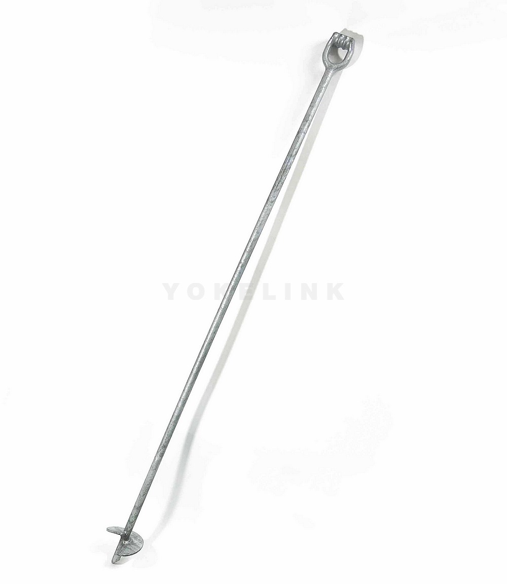 No Wrech Helical Srew Anchor Tripleye Hot Dip Galvanized Guying Anchors (5) No Wrech Helical Srew Anchor Tripleye Hot Dip Galvanized Guying Anchors (5)