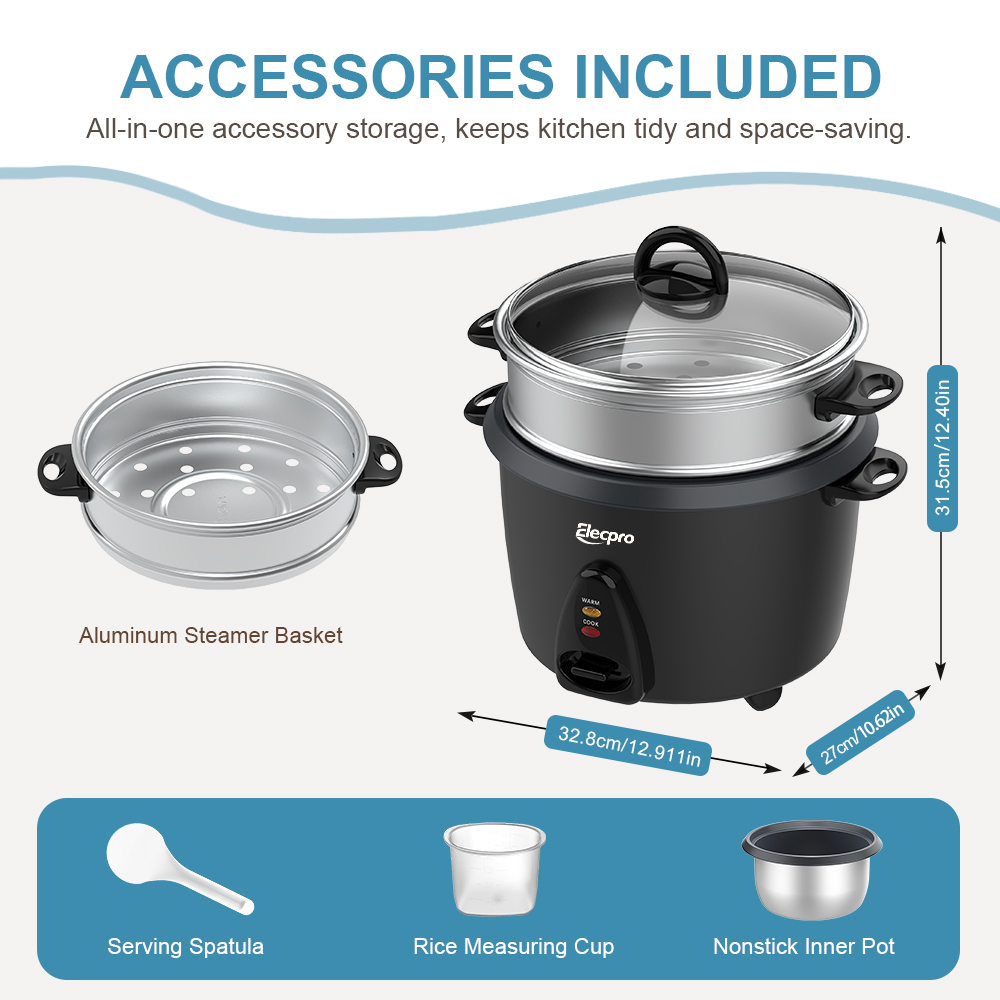 10-Cup Aluminum Electric Steamer(2) 10-Cup Aluminum Electric Steamer(2)