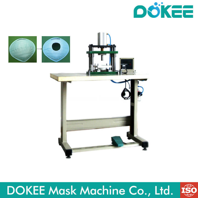 Punzonadoras de respiradero con mascarilla N95 N95 Cup Mask Breather Holes Punching Machines