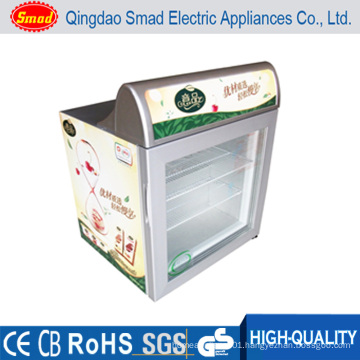 Countertop Freezer Mini Ice Cream Display Freezer Upright Glass