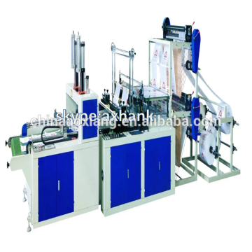 Computlized T Shirt Flat Bag Making Machine Cloth Bag Making