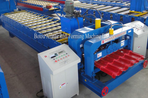 glazed tile roll forming machine 