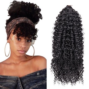 Fake Hair Kinky Curly Long Frontal Ponytail Extension