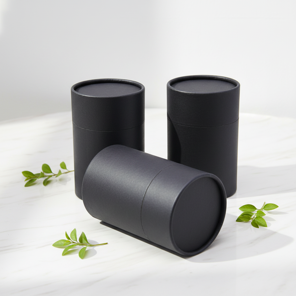 Eco-Friendly Custom Paper Tube Packaging Everyday Items Eco-Friendly Custom Paper Tube Packaging Everyday Items