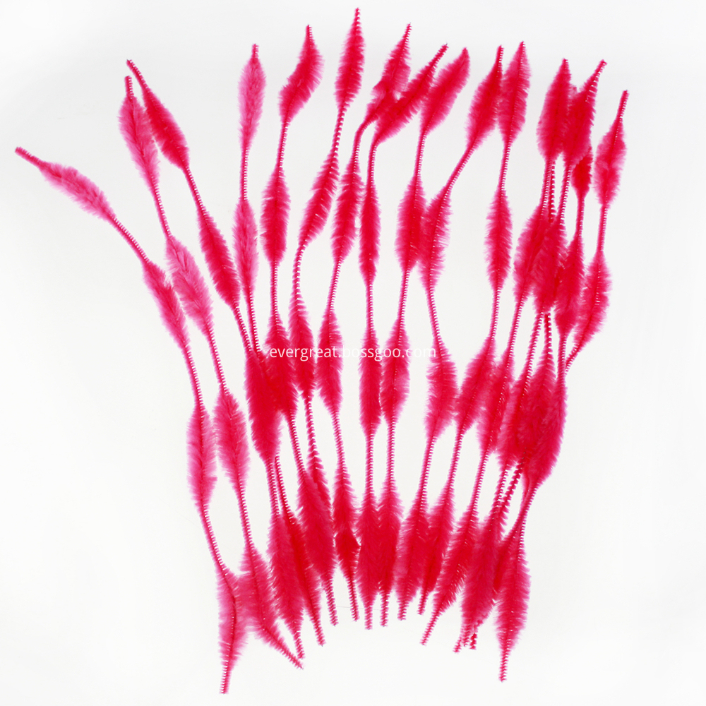 Dacron Bumpy Chenille Stem For Kids Education Red Dacron Bumpy Chenille Stem For Kids Education Red