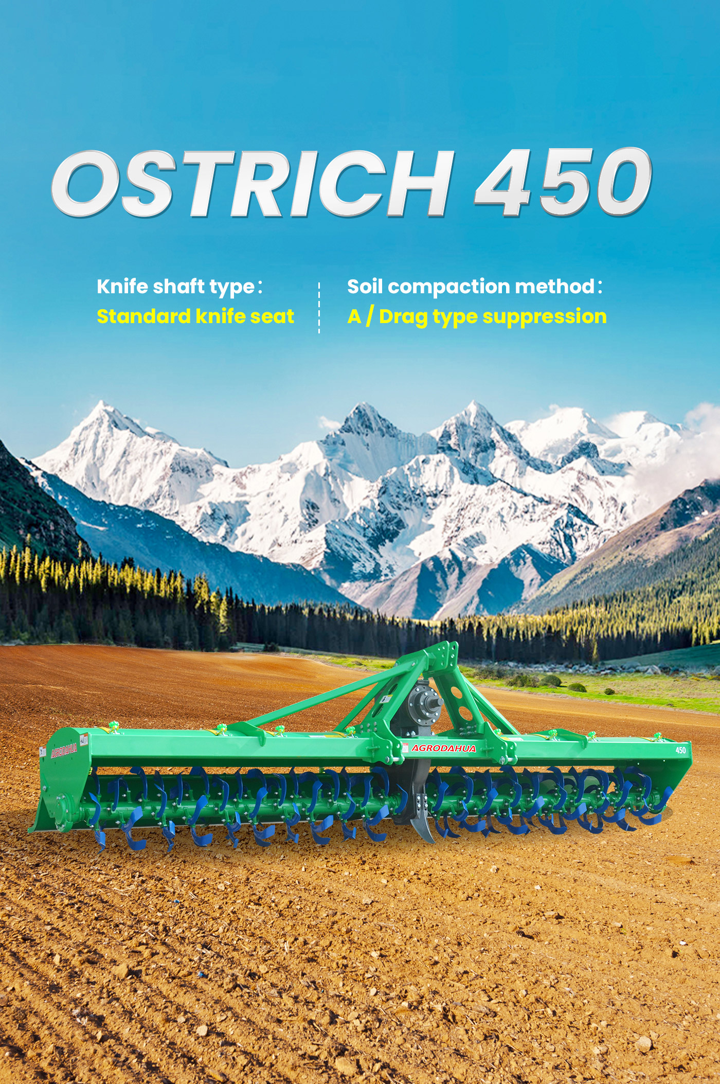 Ostrich-450-rotary-tiller Ostrich-450-rotary-tiller