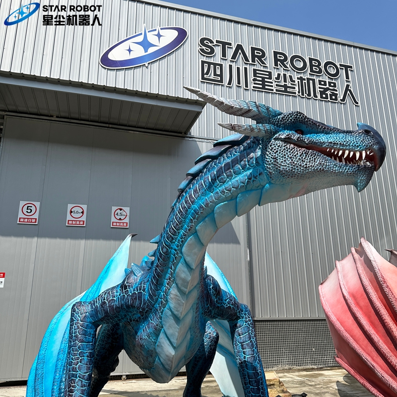 Blue Animatronics Dragon Blue Animatronics Dragon