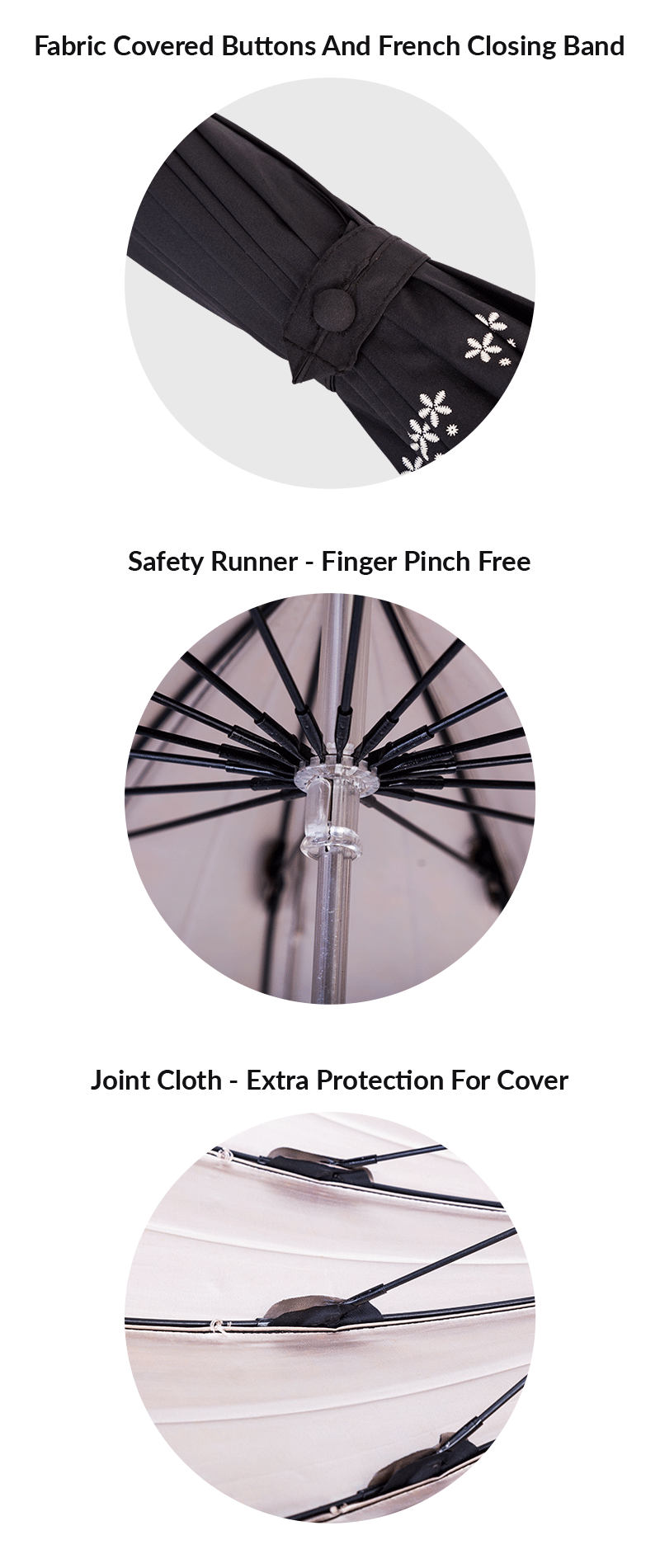 女性スティック傘 ladies stick umbrella
