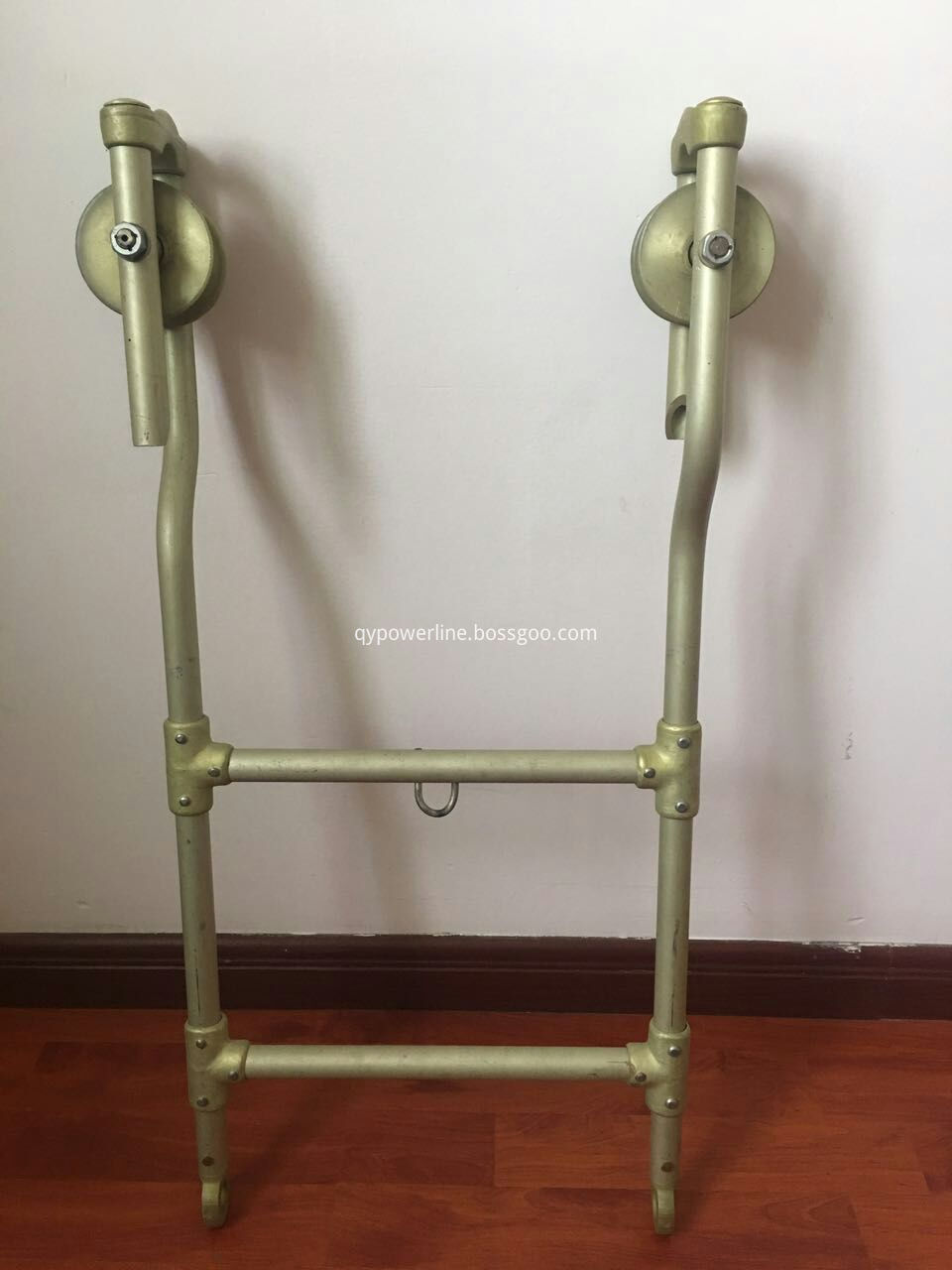 Aluminum folding hinges attic ladder