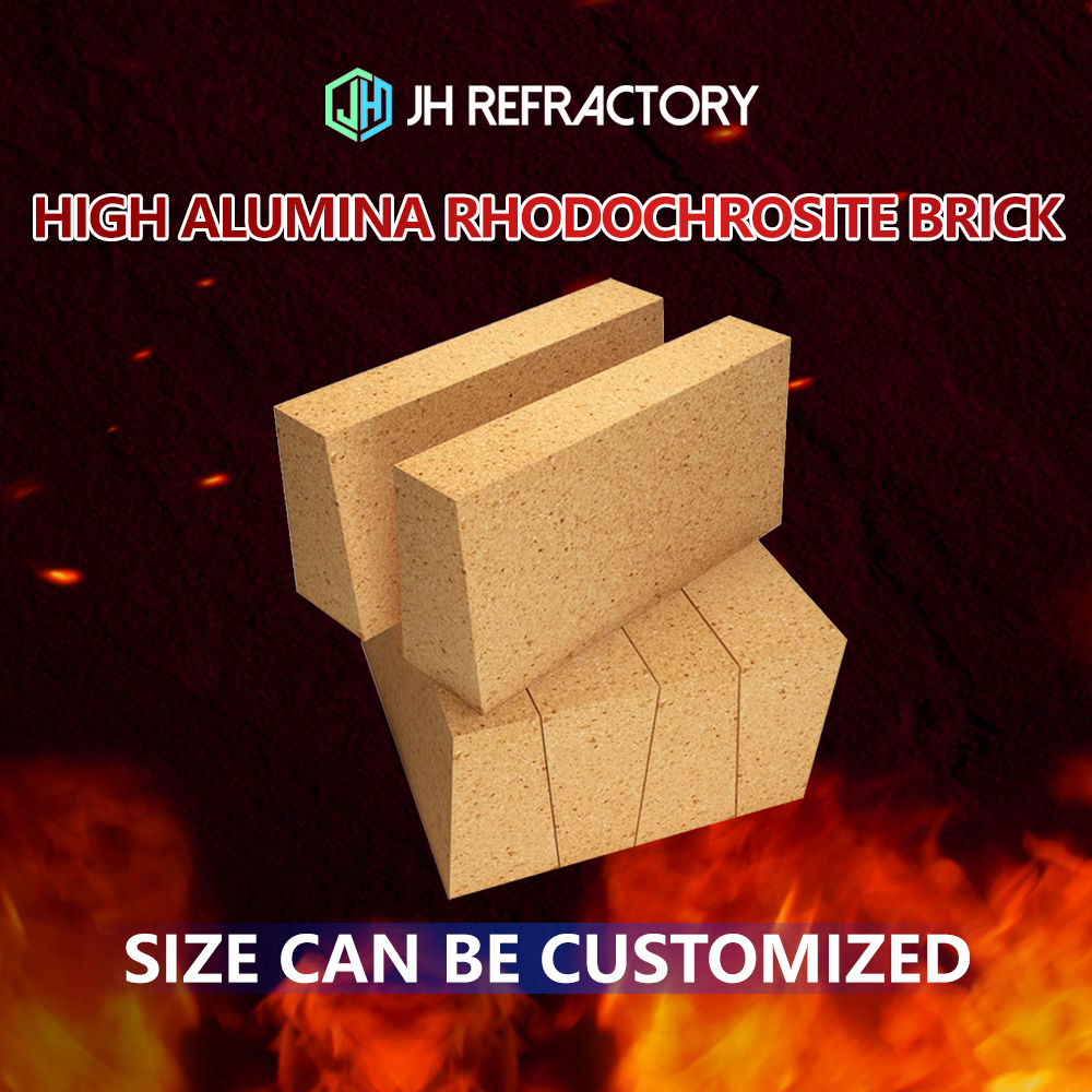 High Alumina Rhodochrosite Brick size High Alumina Rhodochrosite Brick size