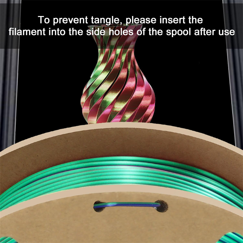 Tri Color Silk PLA Filament Tri Color Silk PLA Filament