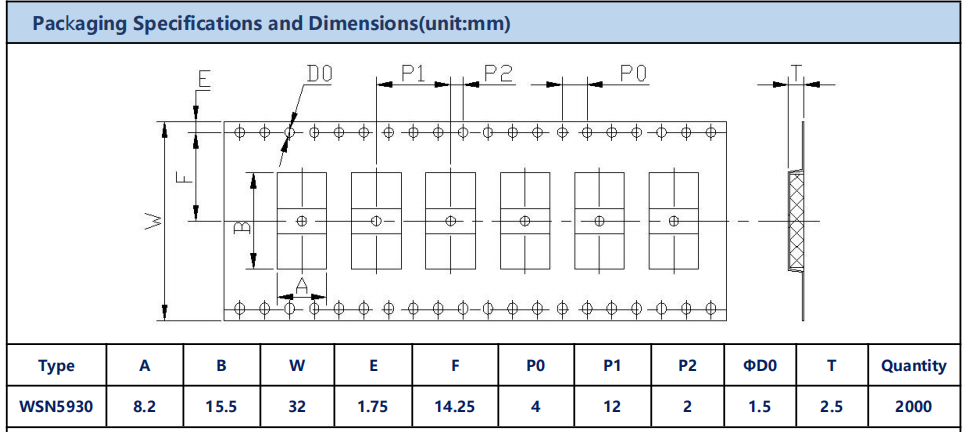 WSN5930 DIMENSIONS WSN5930 DIMENSIONS