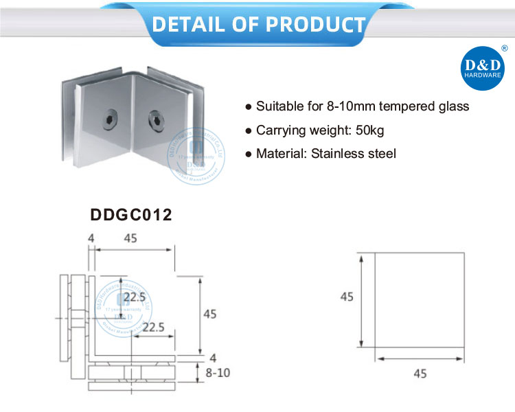 shower door clamps shower door clamps