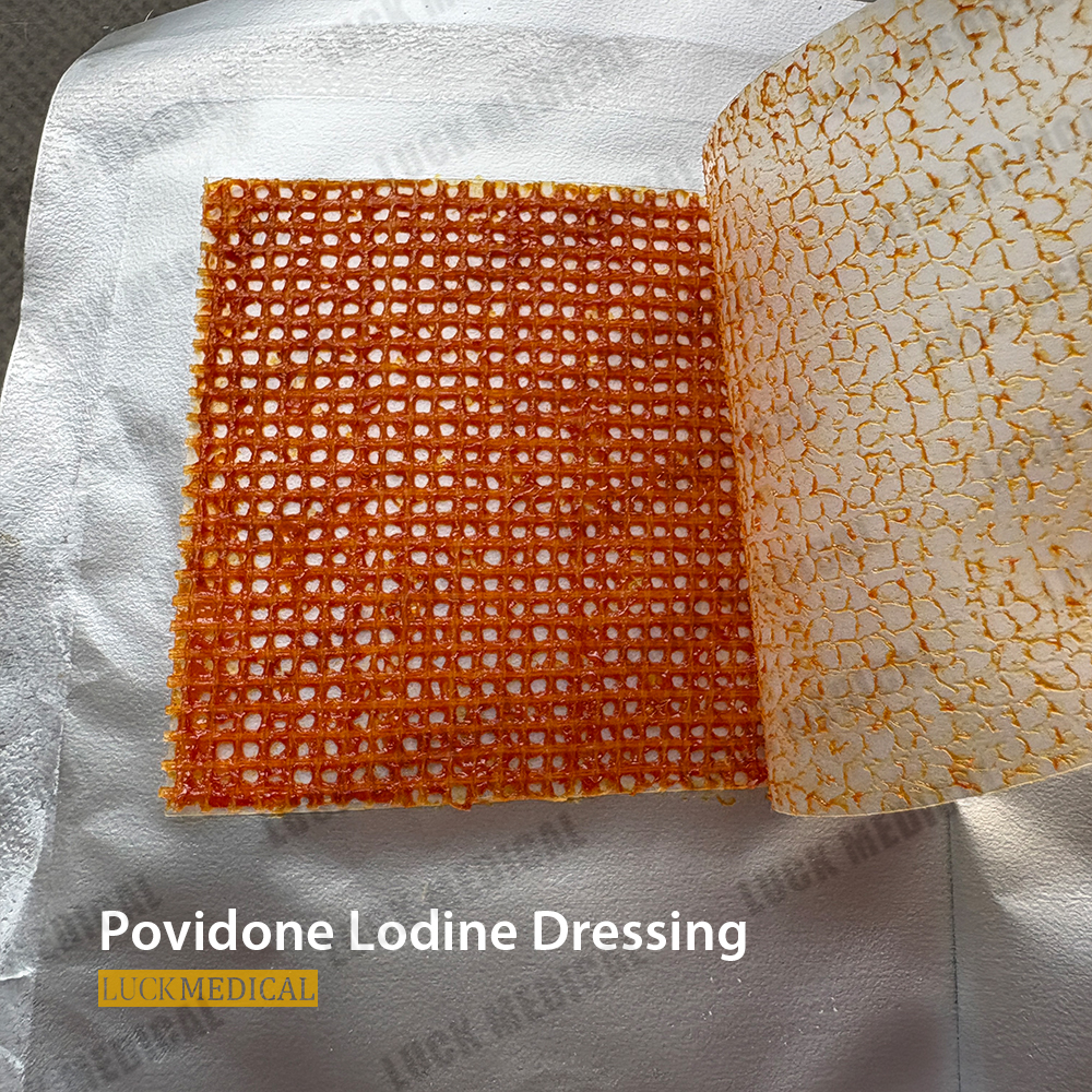 Povidone Lodine Dressing Gauze 06 Povidone Lodine Dressing Gauze 06