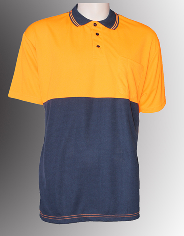 Мужская защитная рубашка-поло с коротким рукавом Men's safety polo shirt short sleeve