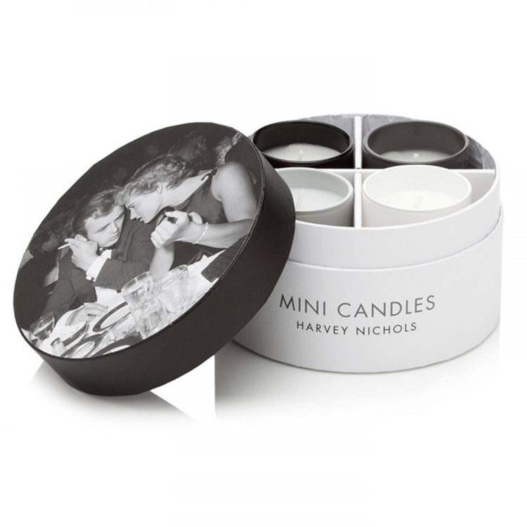 Kotak Set Hadiah Lilin Empat 4 Empty Round Gift 4 Candles Set Box