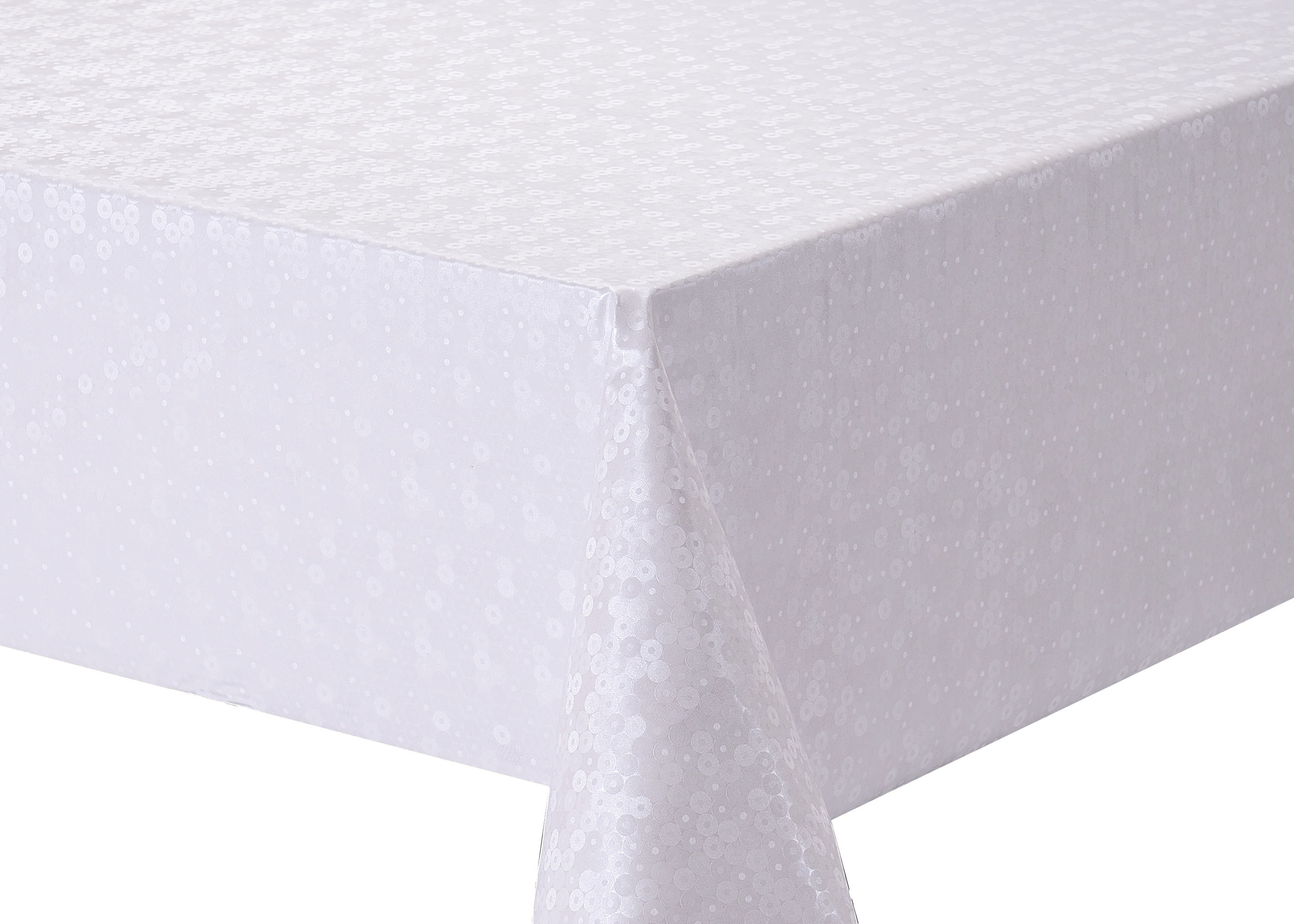 ELEGANT PEARLY TABLECLOTH