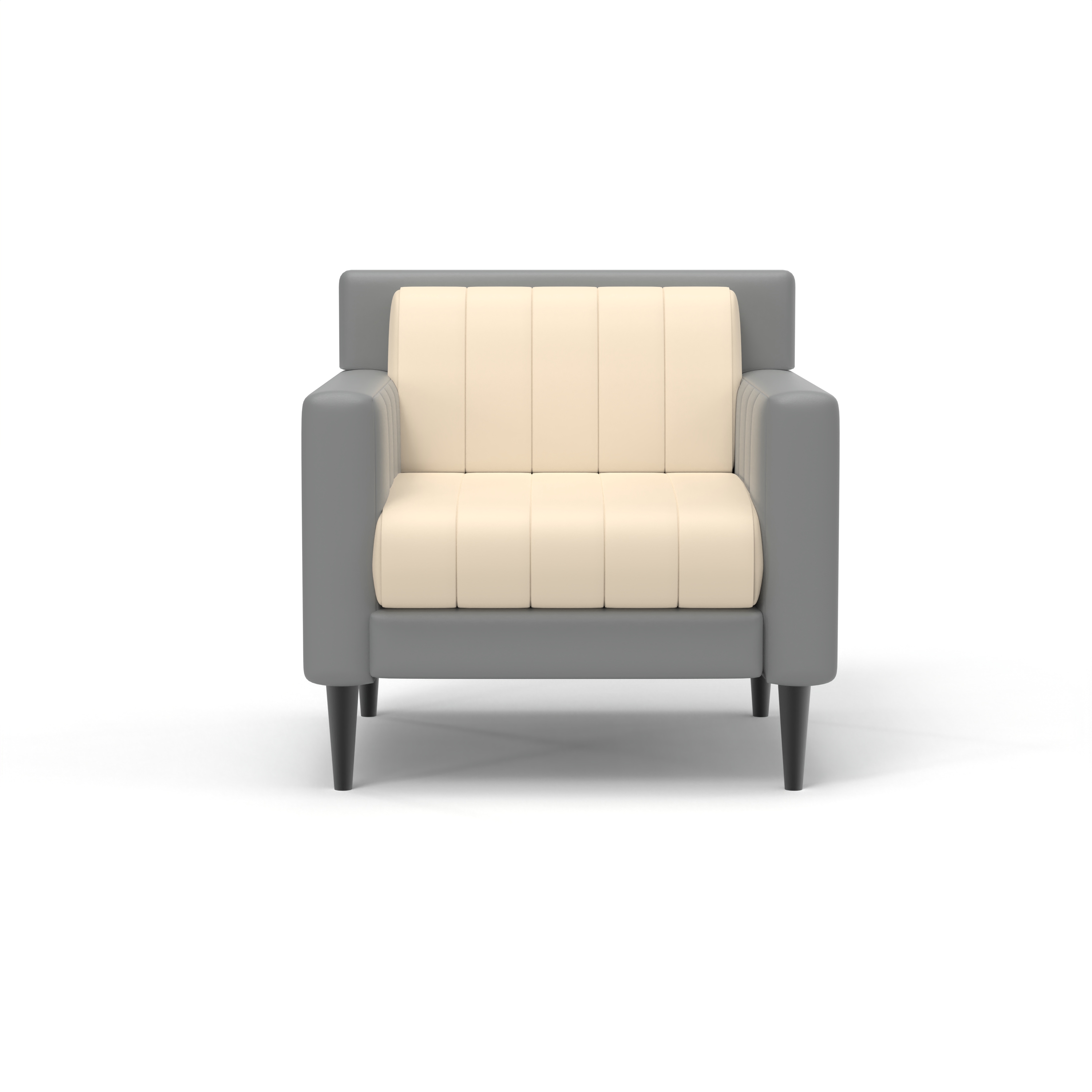 Two-Tone Single Sofas Leather-Upholstered, Fabric-Covered, and Stylish Armchair Varieties Two-Tone Single Sofas Leather-Upholstered, Fabric-Covered, and Stylish Armchair Varieties