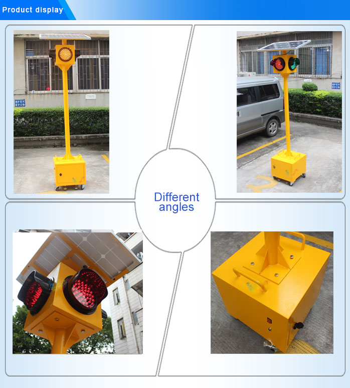 semáforo solar portátil _06 portable solar traffic light _06