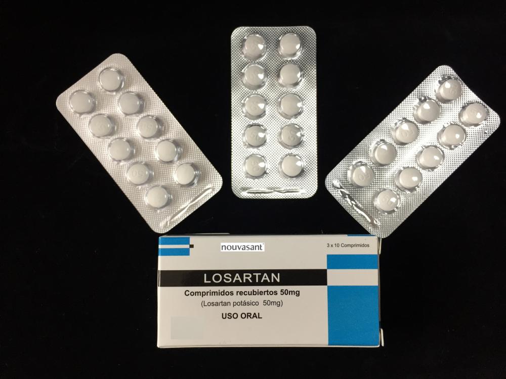 losartan potassium tablets usp 50 mg recall
